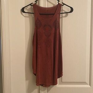 American Eagle Outfitters Rust Tank Top